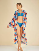 Biquíni Premium Decote V Textura Safira