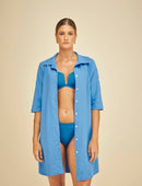 Saída de Praia Chemisier UltraTech UV50+ Safira