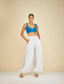 Calça Sobreposta Cós Renda