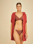 Saída de Praia Chemisier UltraTech UV50+ Nature