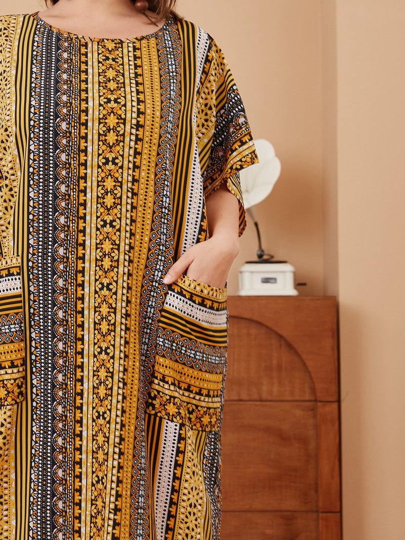 Túnica Feminina com Bolsos Frontal - Najila. Plus Size