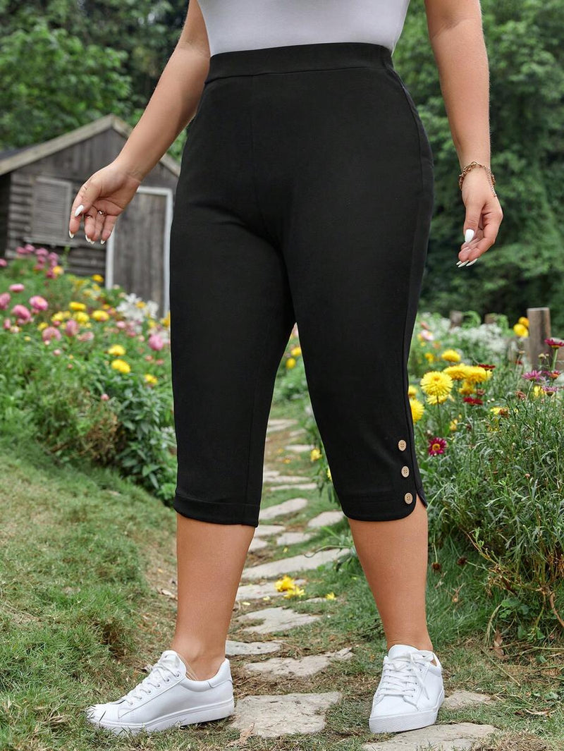 Calça Feminina Capri Slim Fit - Maitê. Plus Size