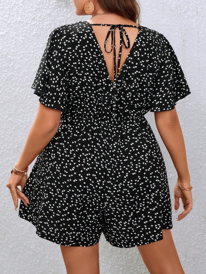 Macacão Feminino Leve com Detalhes de Laço nas Costas - Calíope. Plus Size