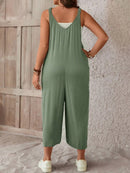 Macacão Feminino sem mangas e Botão Frontal - Luana. Plus Size