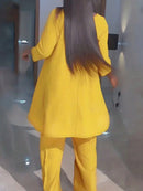 Conjunto Feminino Elegante Assimétrico Rubi Plus Size