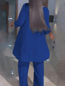 Conjunto Feminino Elegante Assimétrico Rubi Plus Size