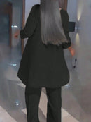 Conjunto Feminino Elegante Assimétrico Rubi Plus Size