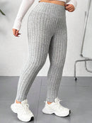 Legging Feminina Canelada de Cintura Alta - Eny. Plus Size