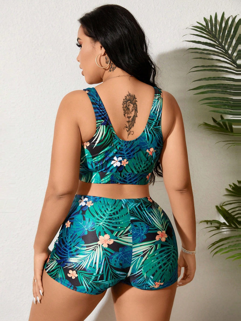 Shortkini Feminino Hannah Plus Size