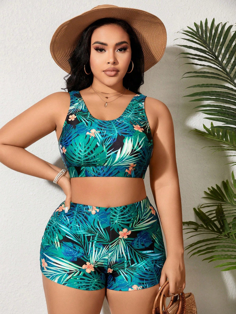 Shortkini Feminino Hannah Plus Size