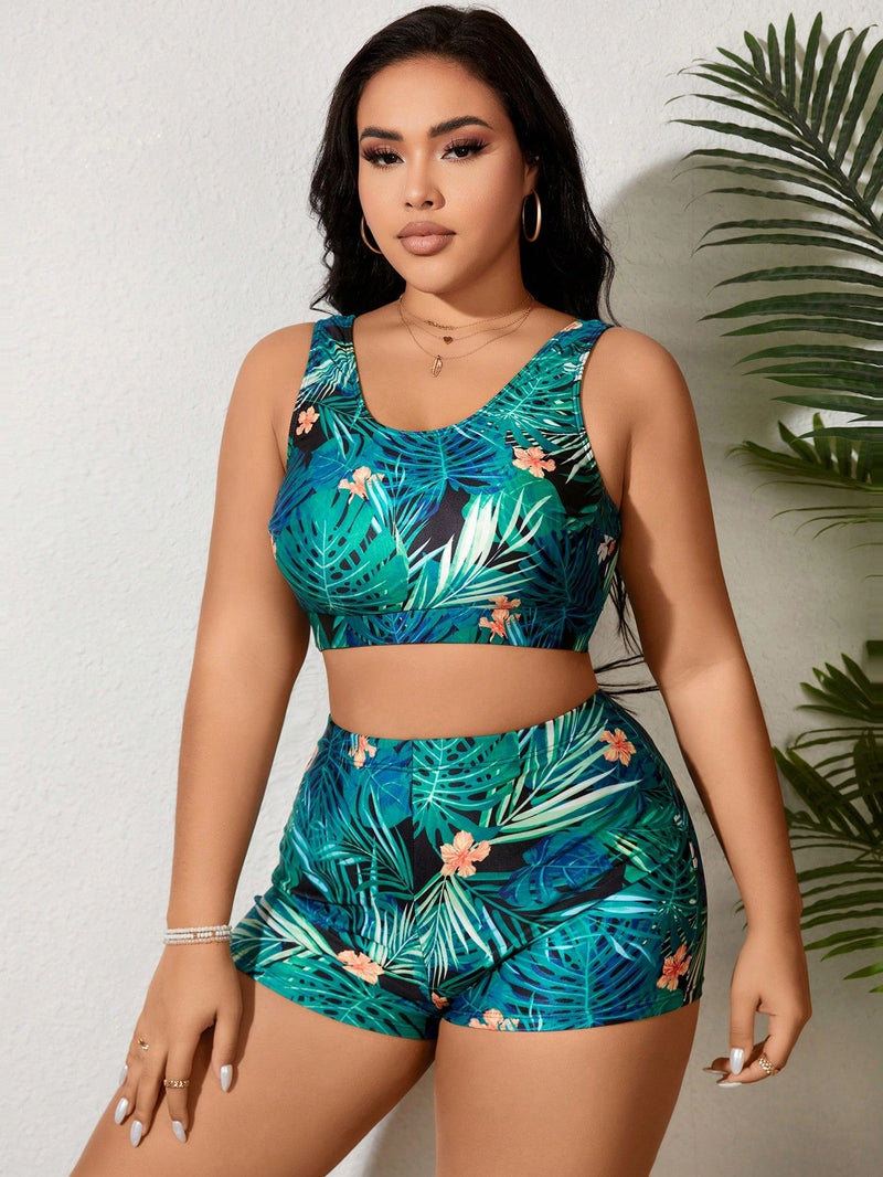 Shortkini Feminino Hannah Plus Size