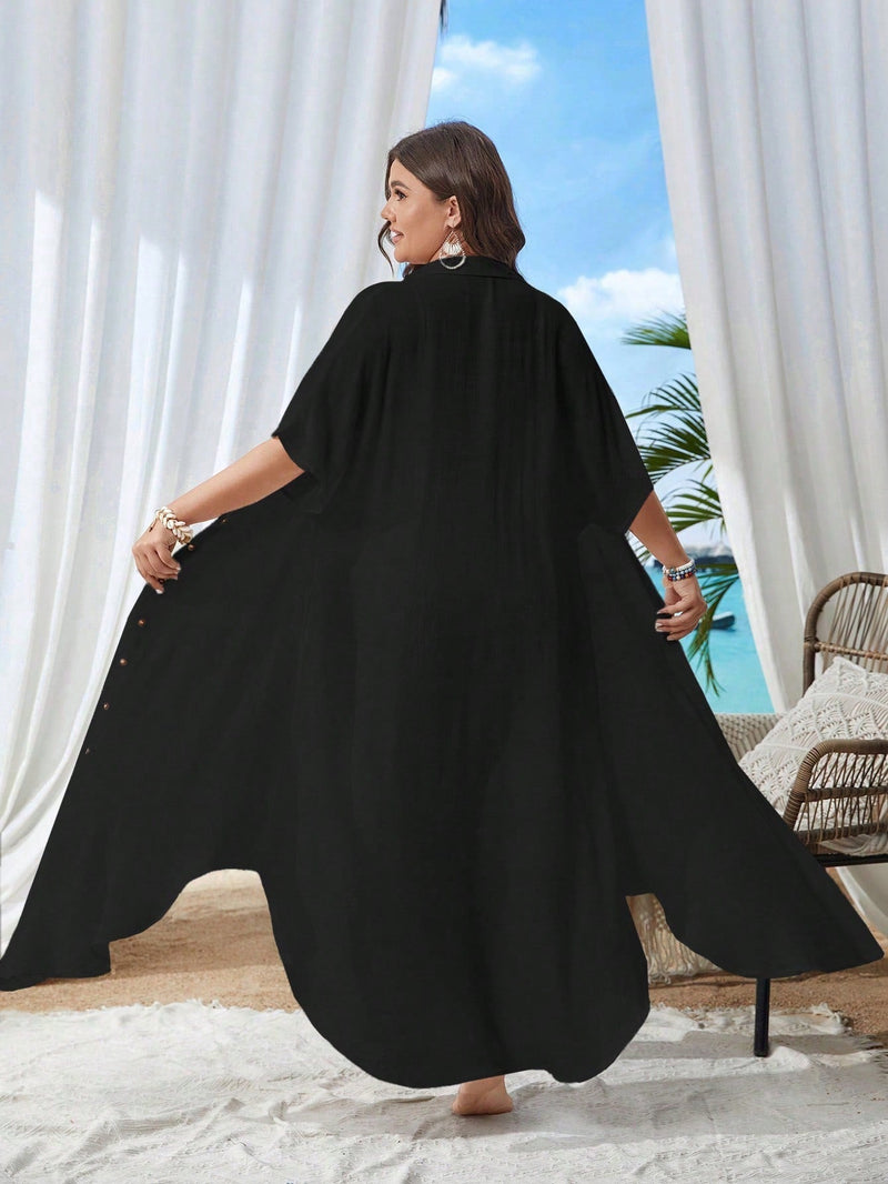 Saída de Praia Feminina Valentina Plus Size