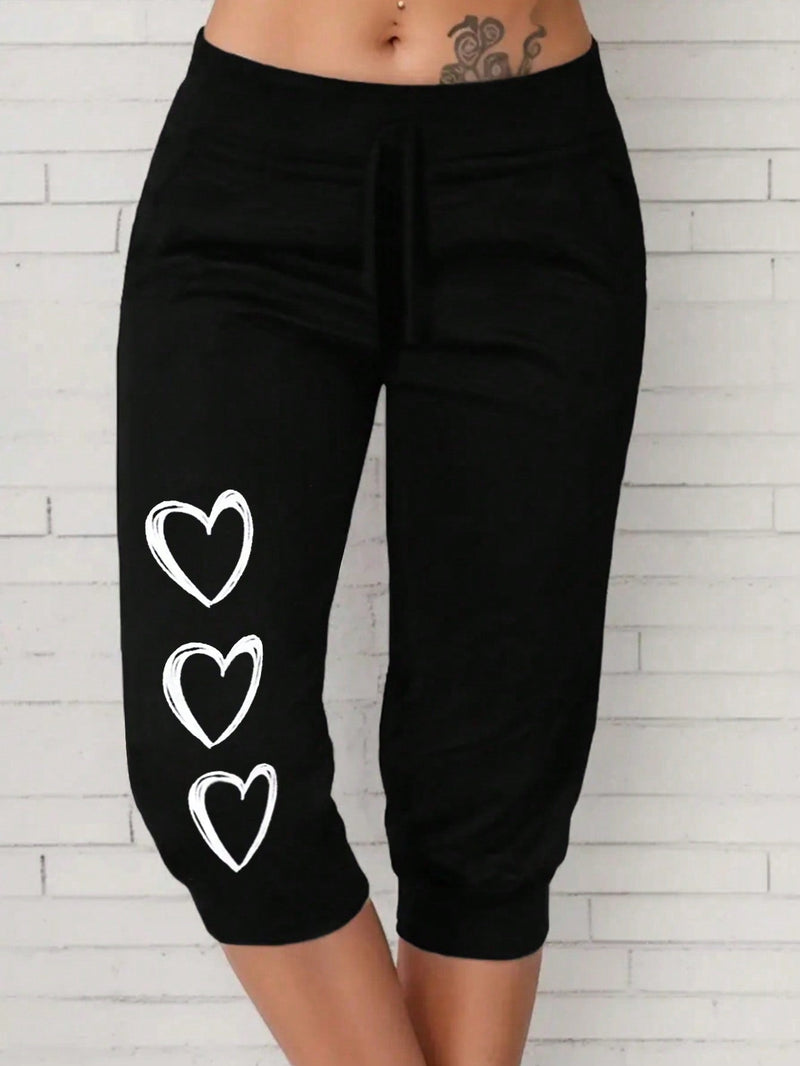 Calça Capri Feminina com Cordão na Cintura - Alessia. Plus Size