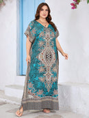 Túnica Feminina Árabe Com Fenda Lateral - Talita. Plus Size