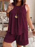 Conjunto feminino solto de verão Edelis. Plus Size