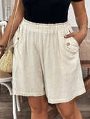 Short Feminino com cintura elástica - Debora. Plus Size