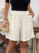 Short Feminino com cintura elástica - Debora. Plus Size