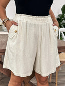 Short Feminino com cintura elástica - Debora. Plus Size