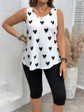 Conjunto feminino estampado Fabi. Plus Size