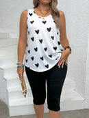 Conjunto feminino estampado Fabi. Plus Size