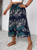 Calça Capri Feminina Perna Larga Amanda. Plus Size