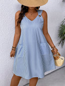 Vestido Feminino Reto sem Mangas - Naya. Plus Size