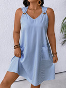 Vestido Feminino Reto sem Mangas - Naya. Plus Size