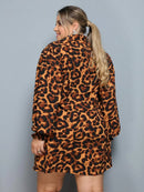 Vestido Camisa Feminino Xadrez com Manga Longa - Laila. Plus Size