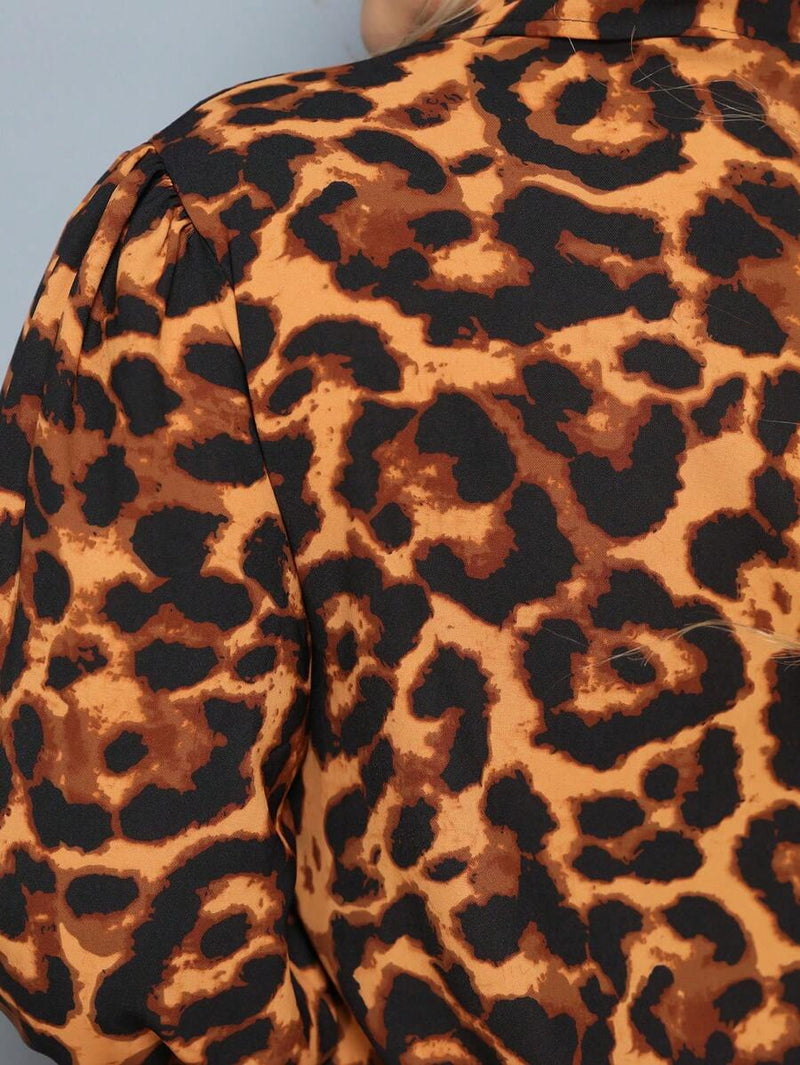 Vestido Camisa Feminino Xadrez com Manga Longa - Laila. Plus Size