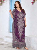 Túnica Feminina Árabe Com Fenda Lateral - Talita. Plus Size