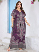 Túnica Feminina Árabe Com Fenda Lateral - Talita. Plus Size