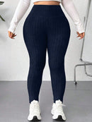 Legging Feminina Canelada de Cintura Alta - Eny. Plus Size