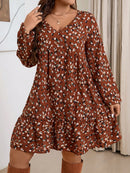 Vestido Feminino Smock com Manga Lanterna - Jade. Plus Size