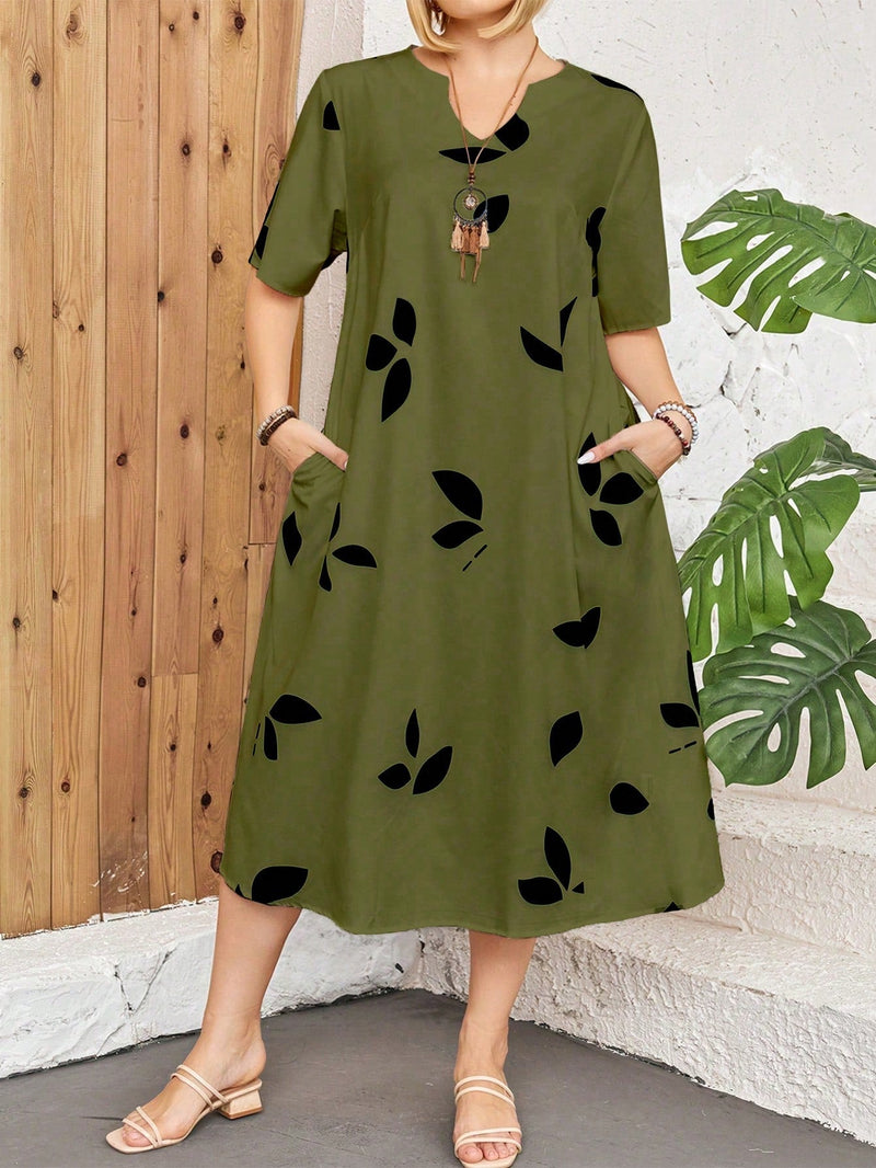 Vestido feminino longo estampado Sabrina. Plus Size (cópia)