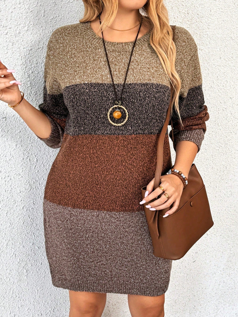 Vestido Feminino de Malha Casual - Tânia. Plus Size