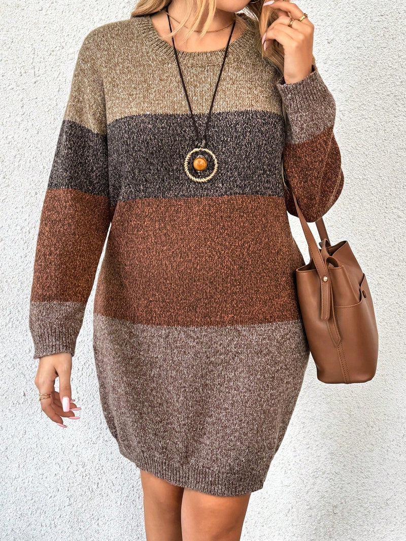 Vestido Feminino de Malha Casual - Tânia. Plus Size