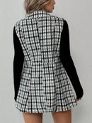 Conjunto Feminino Colete   Saia Evasê - Marina. Plus Size