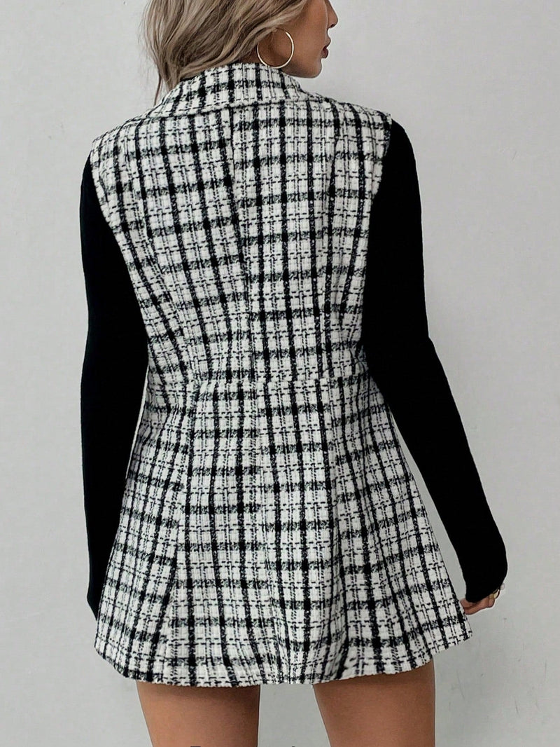 Conjunto Feminino Colete   Saia Evasê - Marina. Plus Size