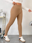 Legging Feminina Canelada de Cintura Alta - Eny. Plus Size