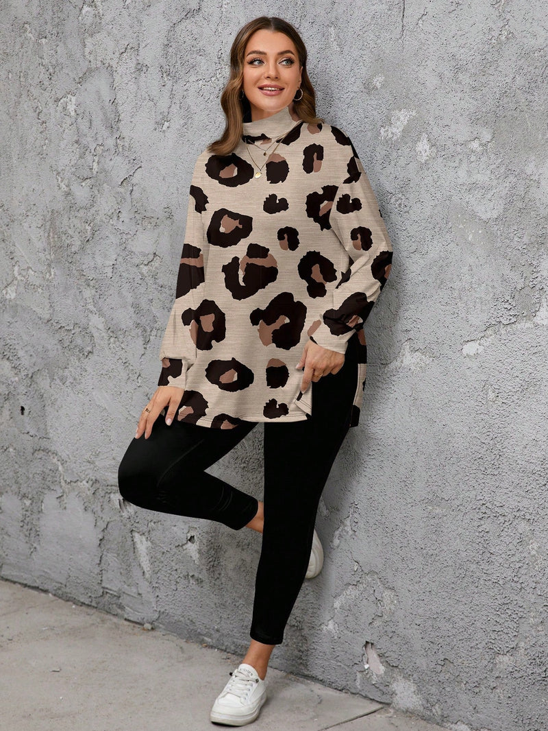 Conjunto Feminino de Camiseta e Legging - Mayran. Plus Size