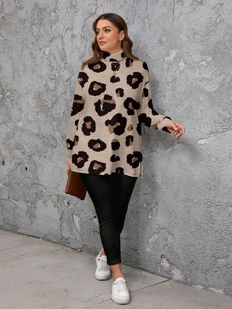 Conjunto Feminino de Camiseta e Legging - Mayran. Plus Size