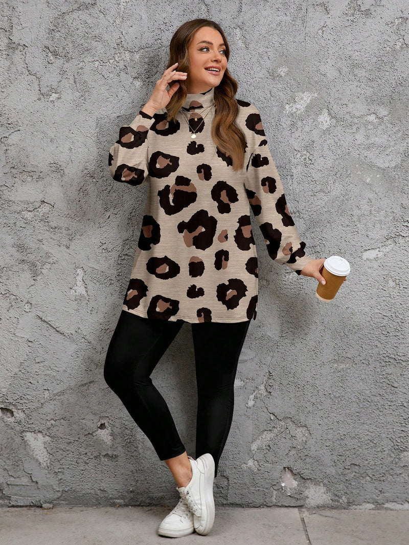 Conjunto Feminino de Camiseta e Legging - Mayran. Plus Size