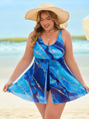 Maiô Feminino em Estampa Exclusiva e Alças Confortáveis - Mariana. Plus Size