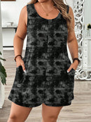 Macação Feminino com bolsos duplos - Kerliane. Plus Size