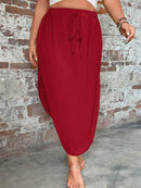 Saia Feminino com bainha curvada - Arienne. Plus size