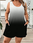 Macação Feminino com bolsos duplos - Kerliane. Plus Size