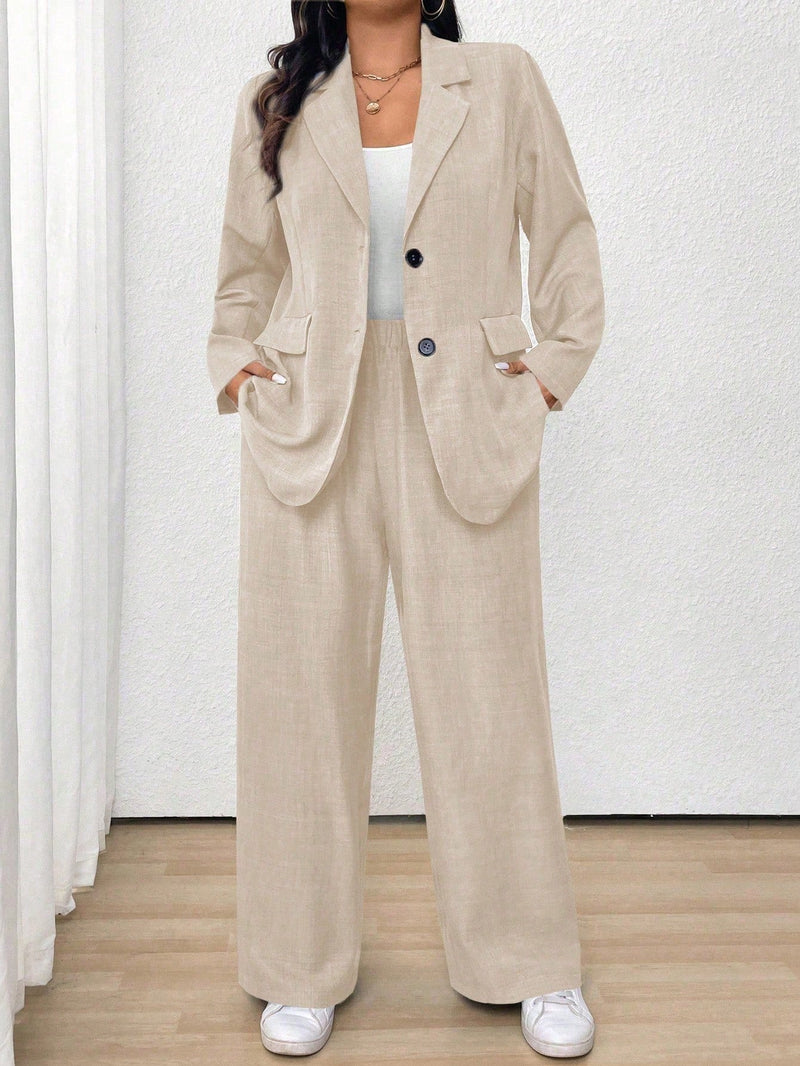 Conjunto Feminino Blazer e Calça - Adriana. Plus Size