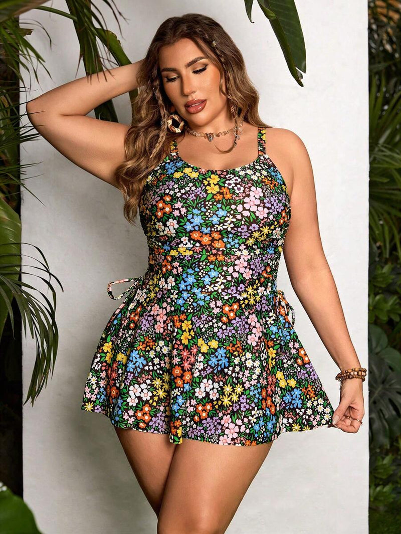 Tankini Feminino Decote em U, Laço - Lorraine. Plus Size