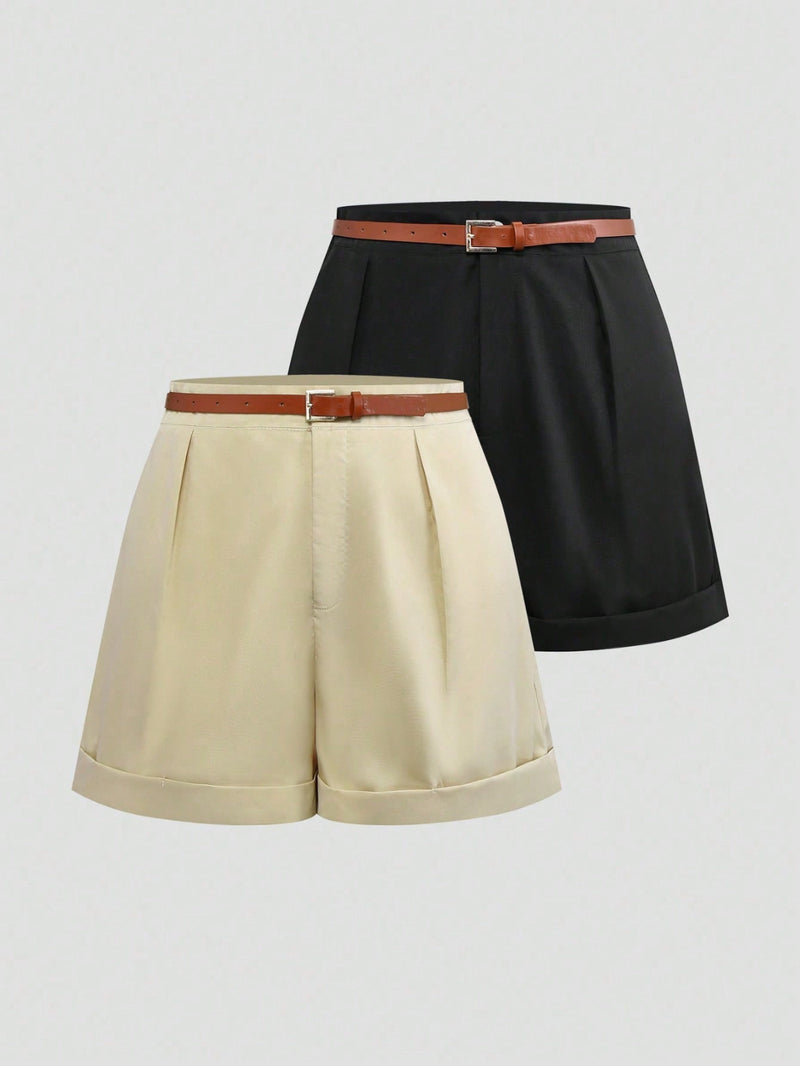 Conjunto de Shorts Casual e Versátil - Hana. Plus Size