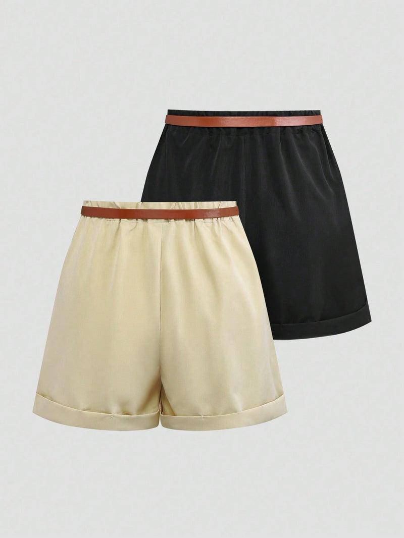 Conjunto de Shorts Casual e Versátil - Hana. Plus Size